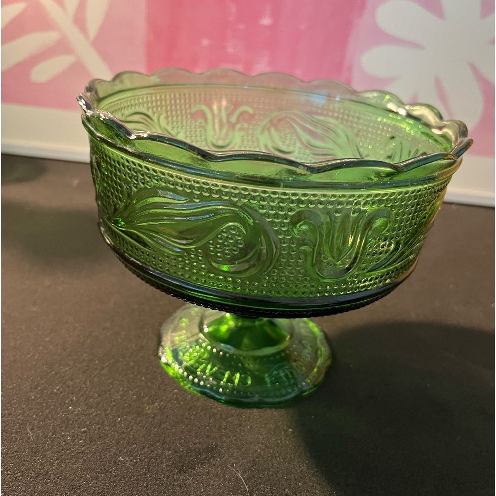 Vintage E O Brody Co. pressed candy dish